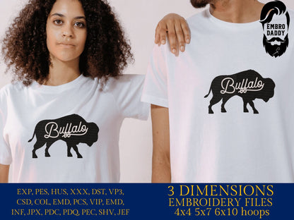 Machine Embroidery files, buffalo, football, PES, dst, xxx, hus & more