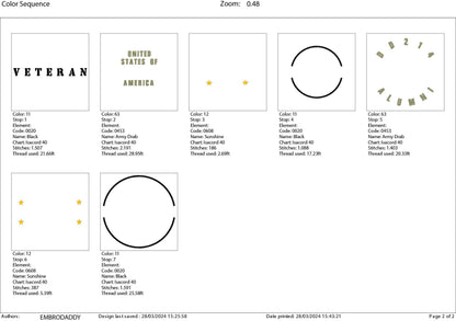 Machine Embroidery files, DD214 alumni, veteran, PES, dst, xxx hus & more