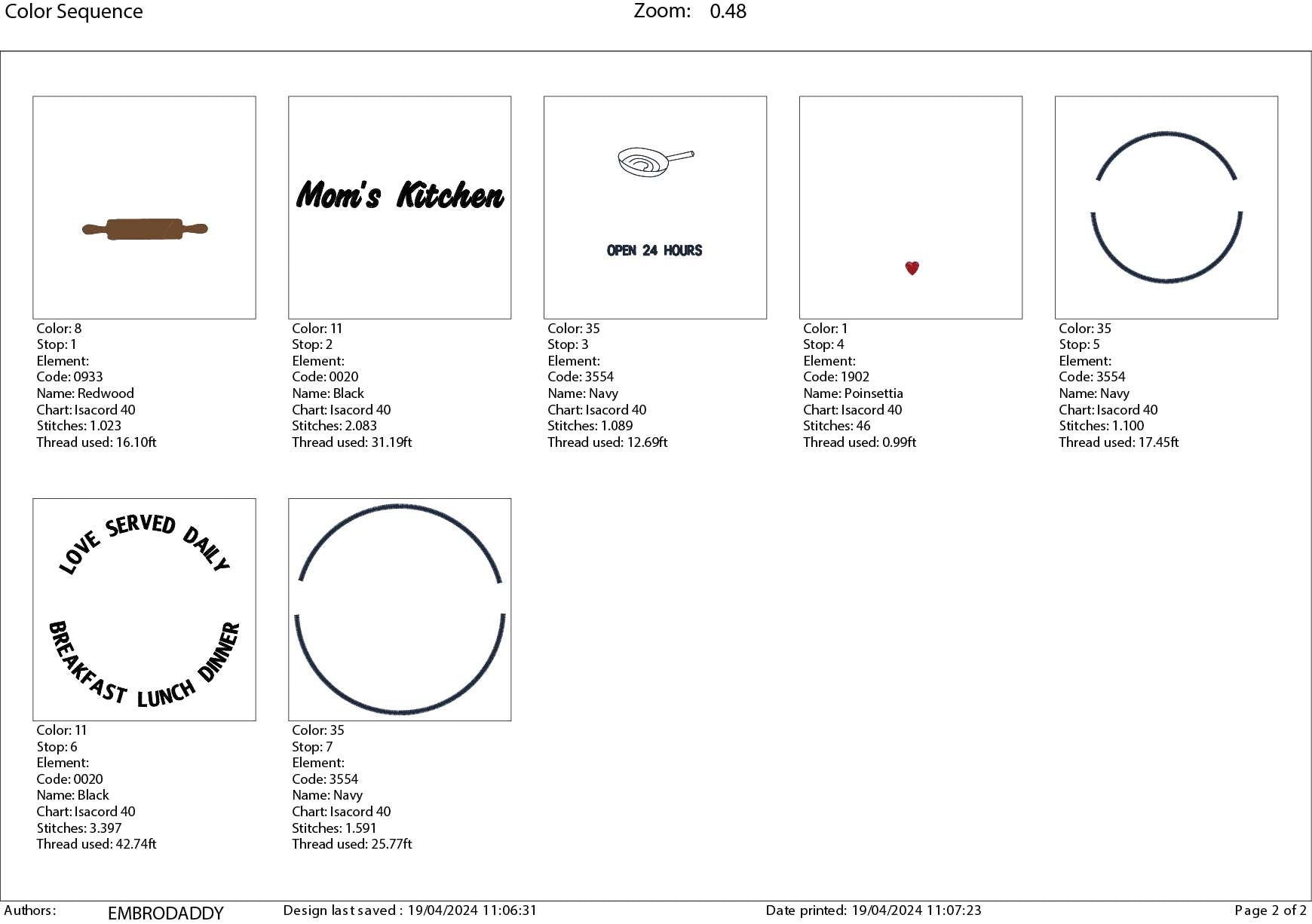 Machine Embroidery files, Mom's Kitchen , PES, DST, xxx, hus & more