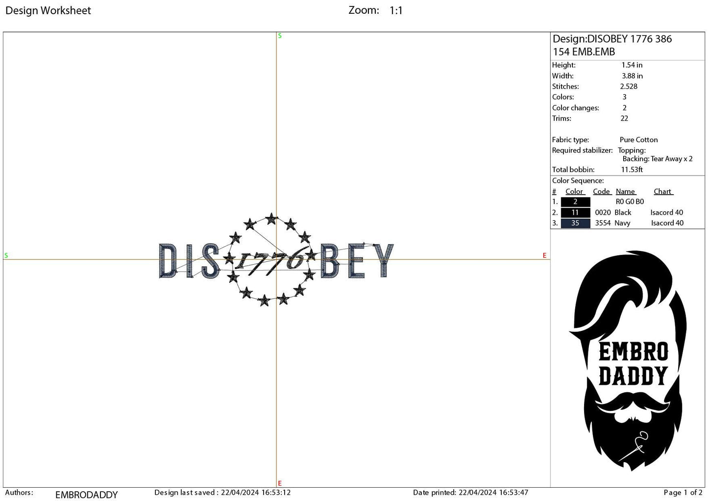 Machine Embroidery files, Disobey, 1776, Betsy ross, DST, PES, xxx hus & more,