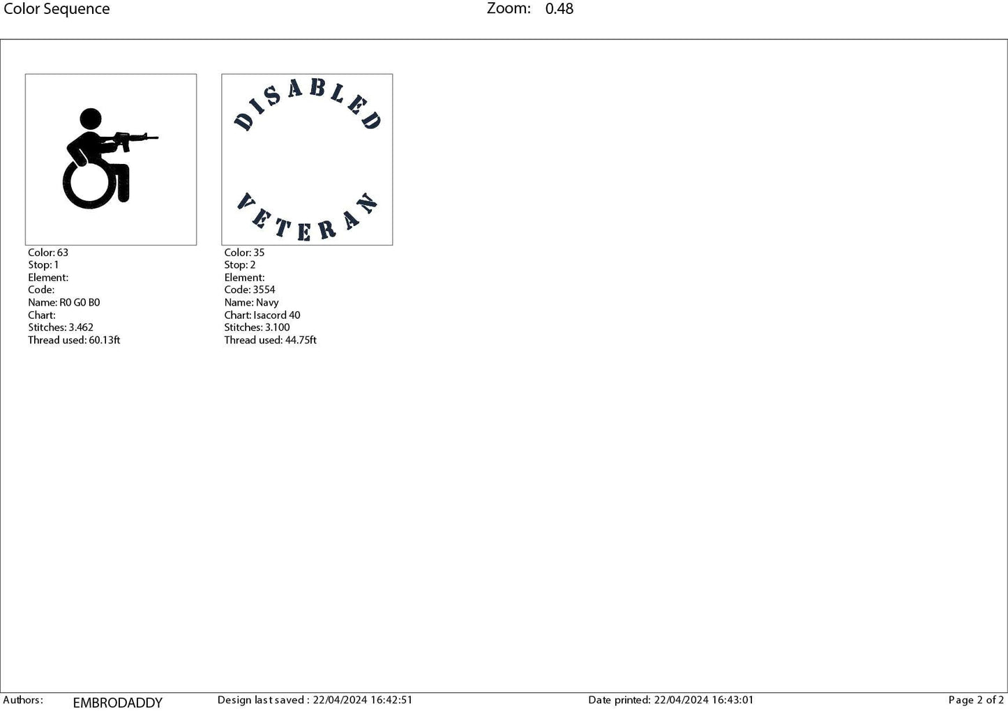 Machine Embroidery files, Disable veteran, PES, dst, xxx hus & more