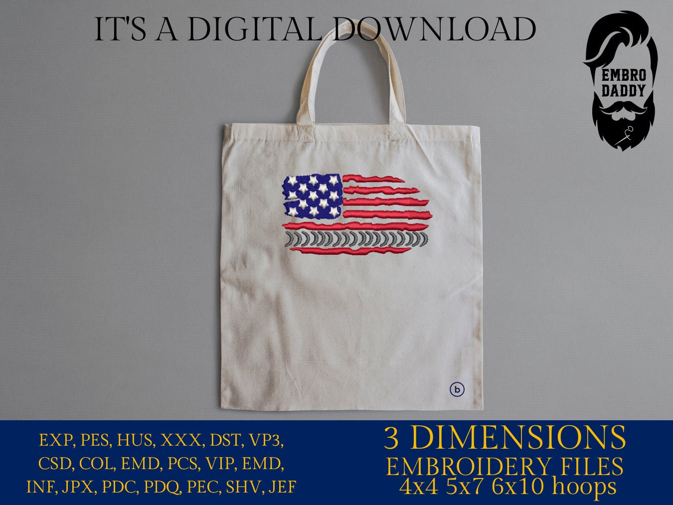 Machine Embroidery files, USA flag, Welding Pattern, Welding Pool , PES, DST, xxx, hus & more