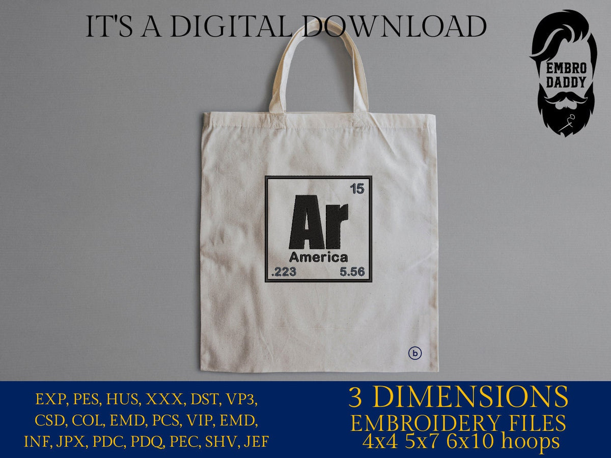 Machine Embroidery files, Rifle, America, PES, dst, xxx hus & more