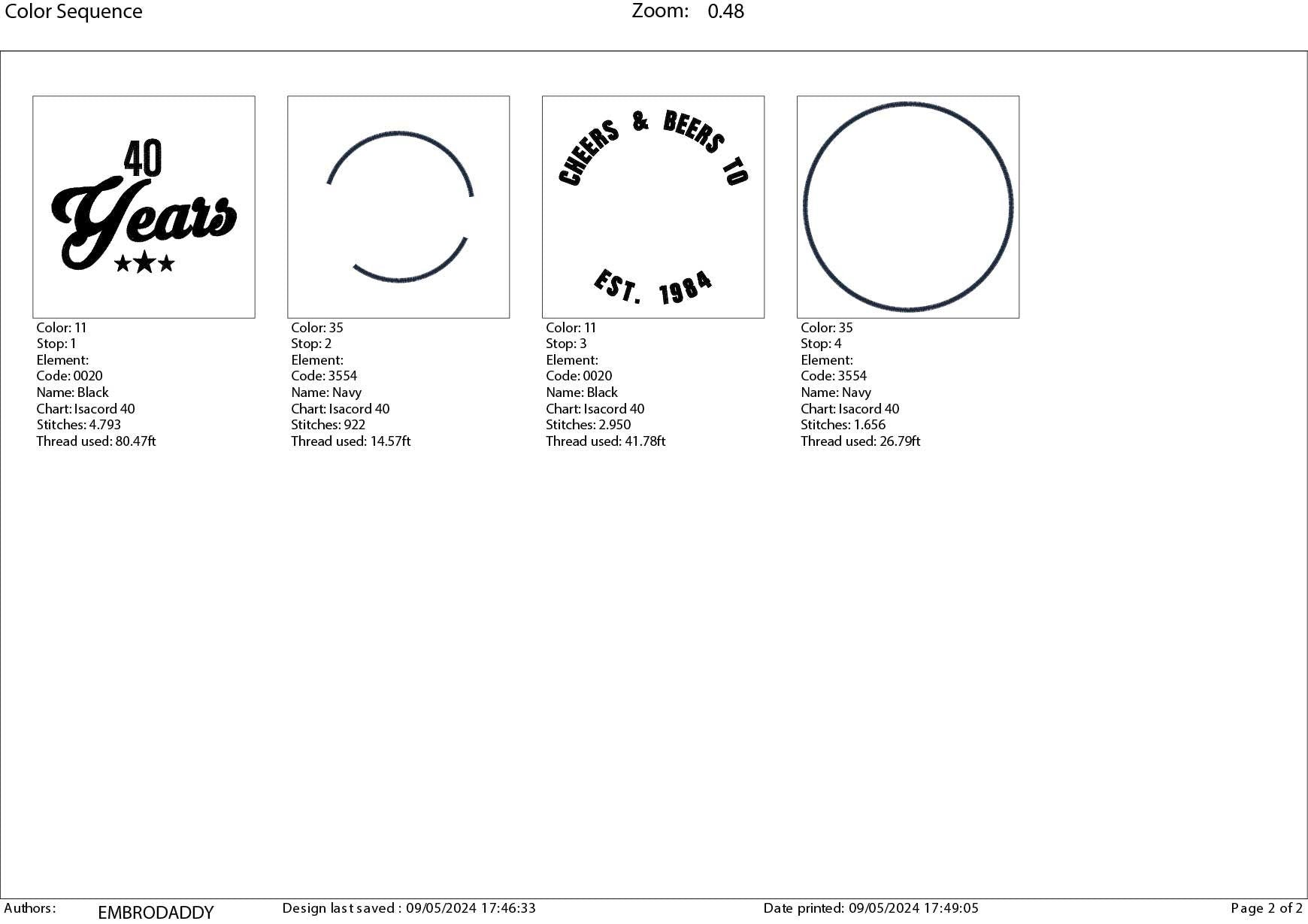 Machine Embroidery files, Cheer and beers to 40 years, birthday funny embroidery files, gift idea PES, xxx, hus & more