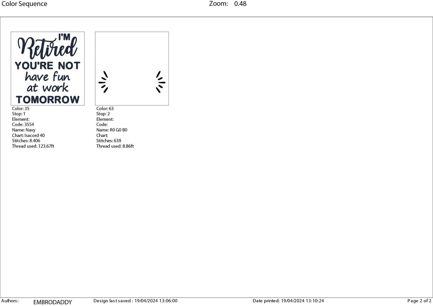 Machine Embroidery files, I'm retired, PES, DST, hus & more