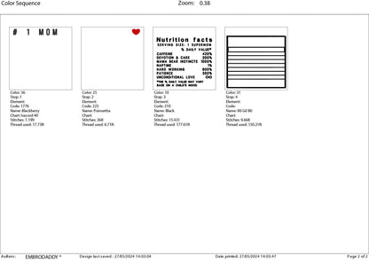 Machine Embroidery files, Mom facts, PES, dst xxx, hus & more