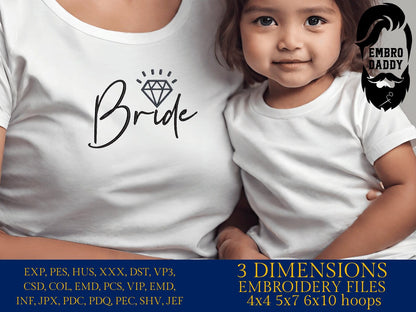 Machine Embroidery files, Bride, PES, xxx, hus & more