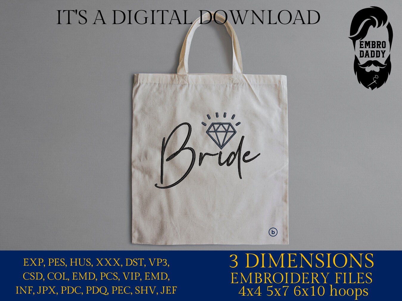 Machine Embroidery files, Bride, PES, xxx, hus & more