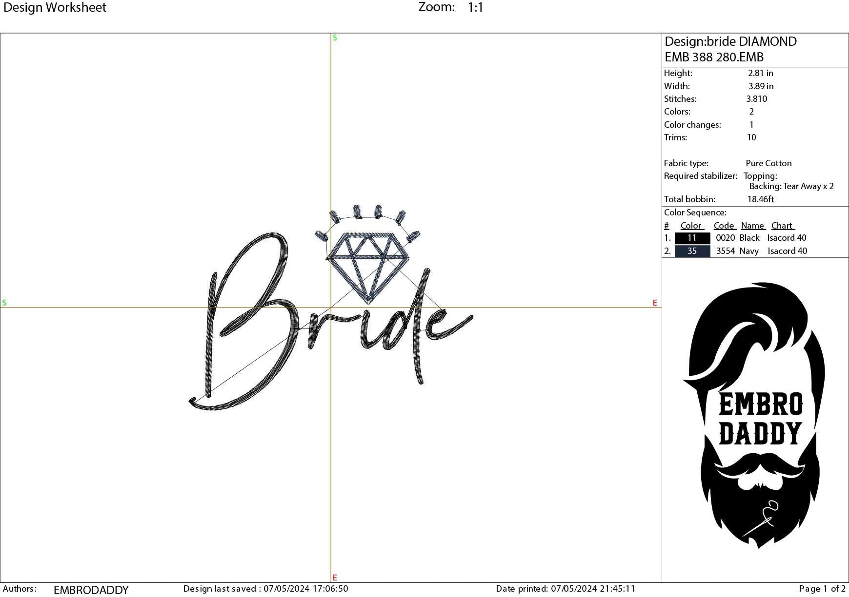 Machine Embroidery files, Bride, PES, xxx, hus & more
