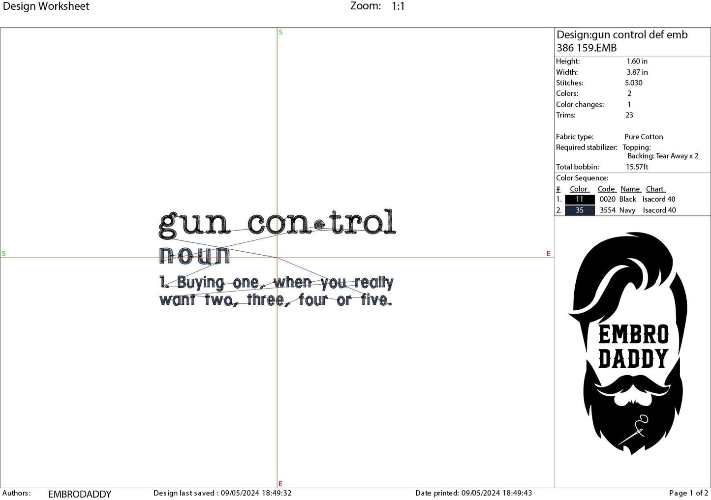 Machine Embroidery files, Gun Control definition, PES, xxx hus & more