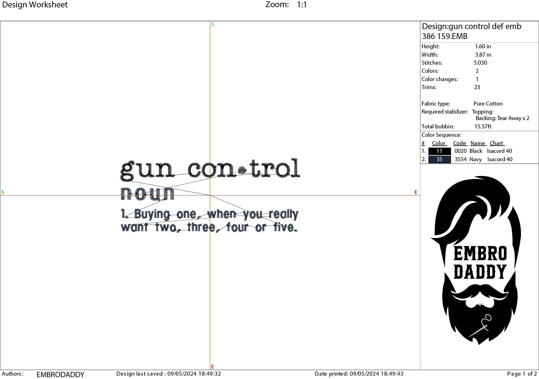 Machine Embroidery files, Gun Control definition, PES, xxx hus & more