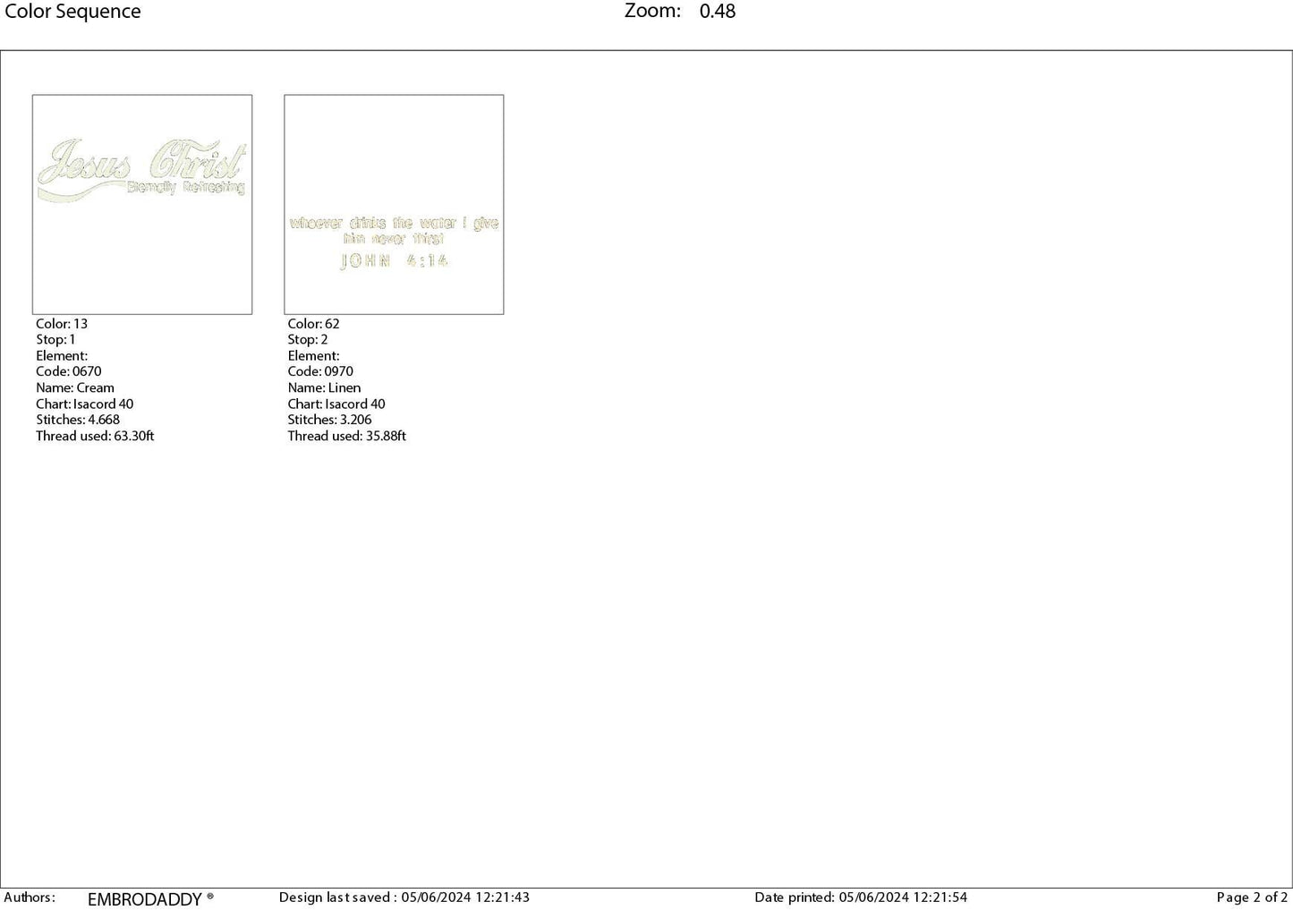 Machine Embroidery files, Jesus Christ eternally refreshing, Christian, PES, xxx, hus & more