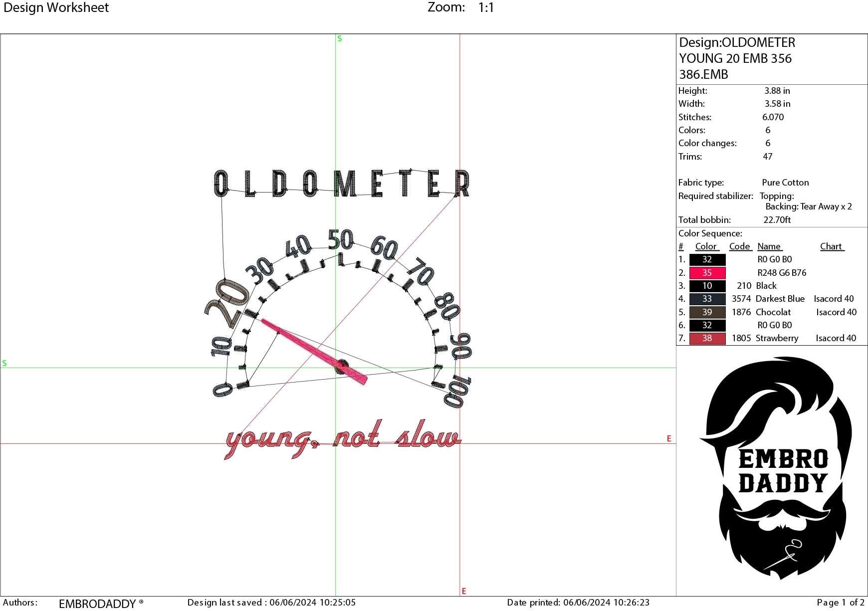 Machine Embroidery files, Oldometer 20 th birthday , 20 years old funny, gift idea PES, xxx, hus & more