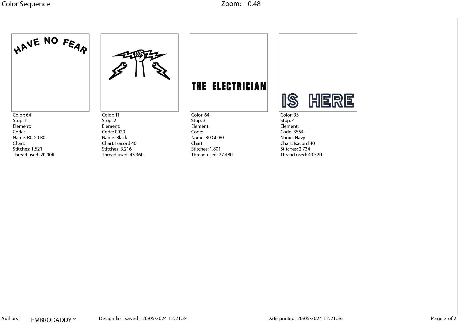 Machine Embroidery files, have no fear electrician is here, PES, DST, xxx, hus & more