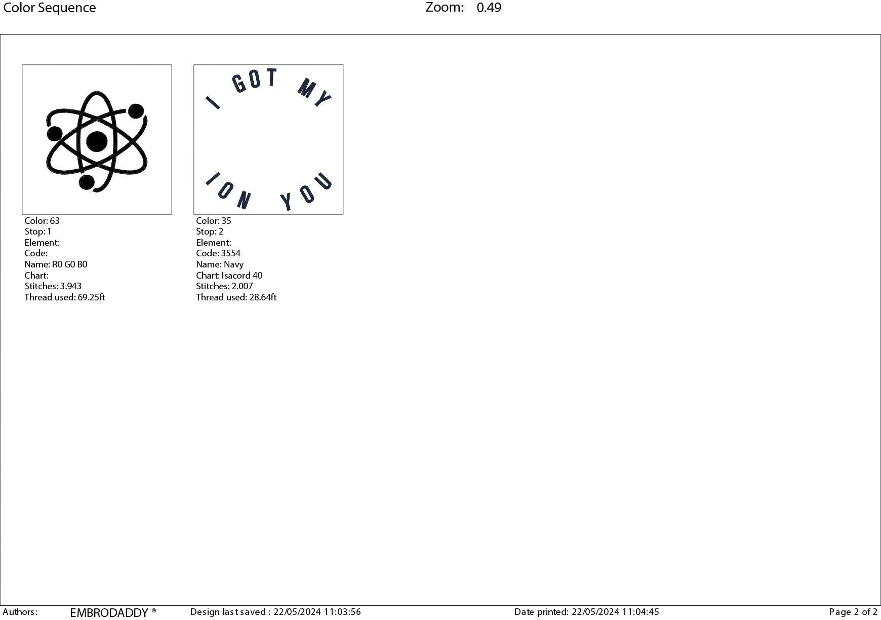 Machine Embroidery files, I got my ion you, DST, PES, xxx, hus & more