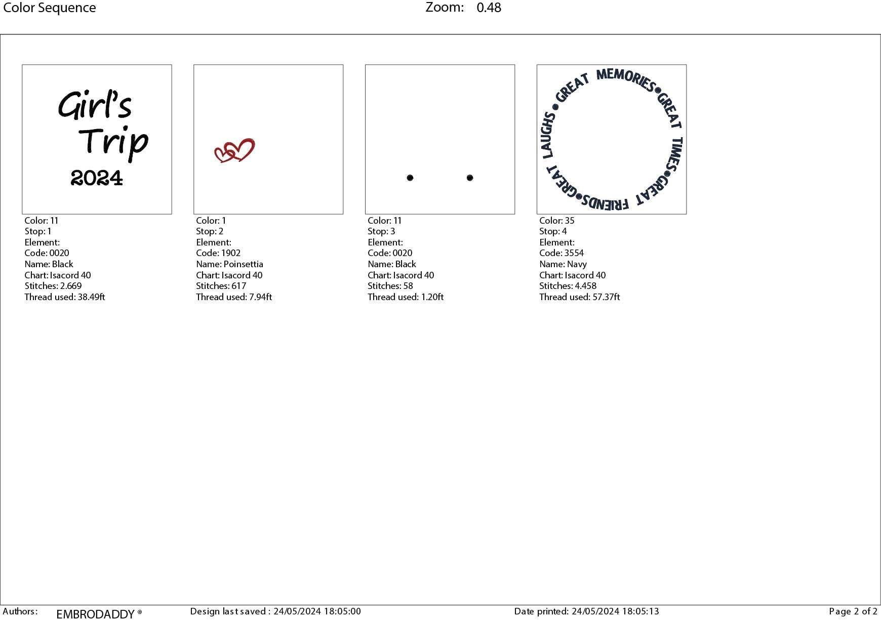 Machine Embroidery files, Girls trip 2024 , PES, xxx, hus & more