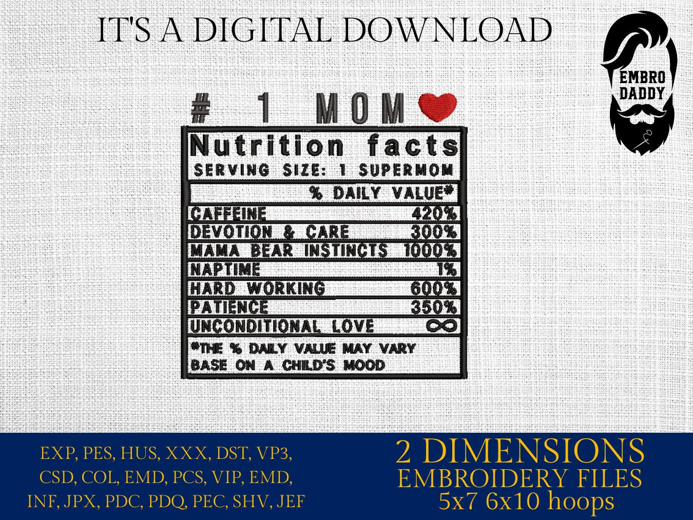 Machine Embroidery files, Mom facts, PES, dst xxx, hus & more