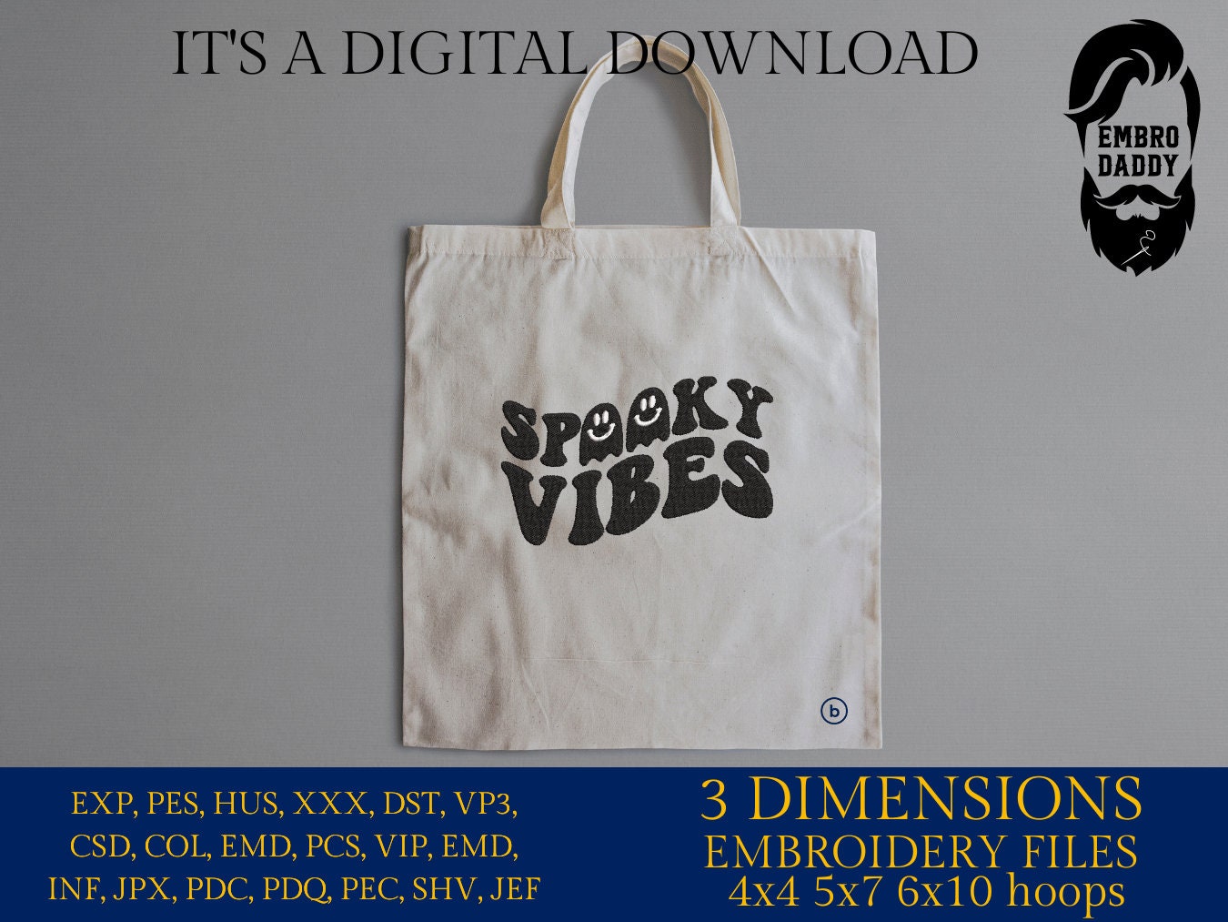 Machine Embroidery files, spooky vibes embroidery files, halloween pes Gift Idea, autumn Design PES, xxx hus & more, embroidery fall