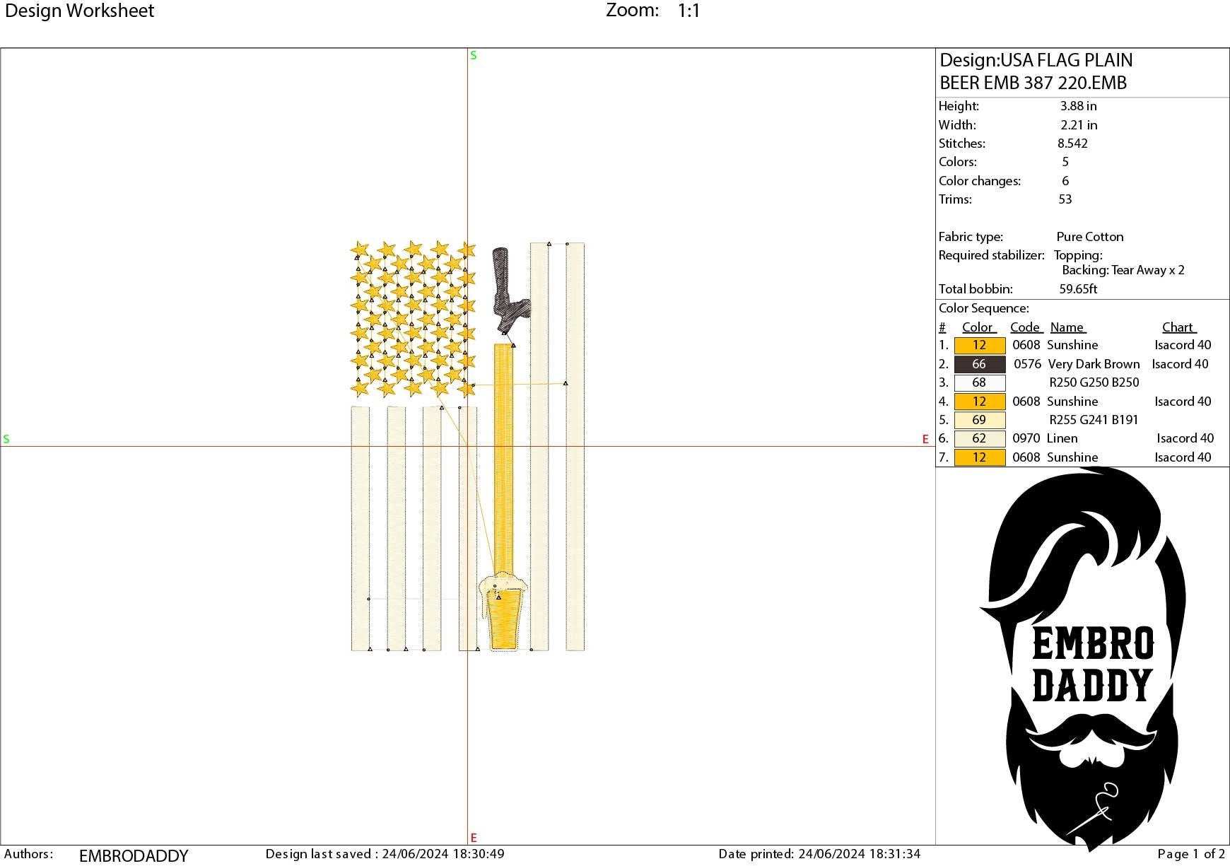 Machine Embroidery files, American Flag, Beer, PES, dst, xxx hus & more