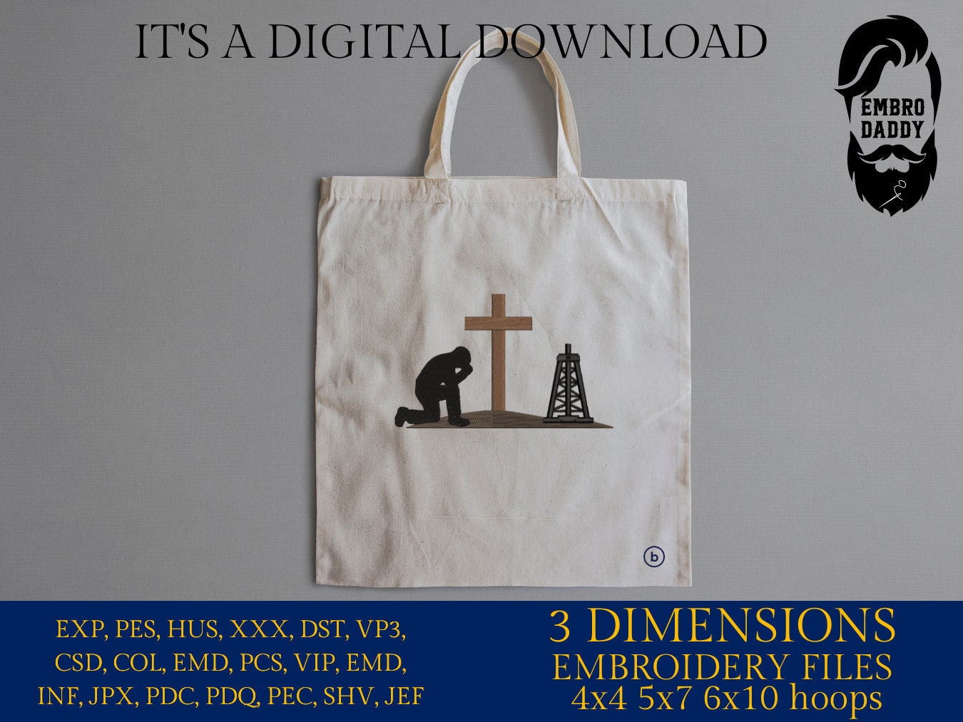 Machine Embroidery files, Oilfield flag, Oilfield worker, DST, PES, xxx, hus & more