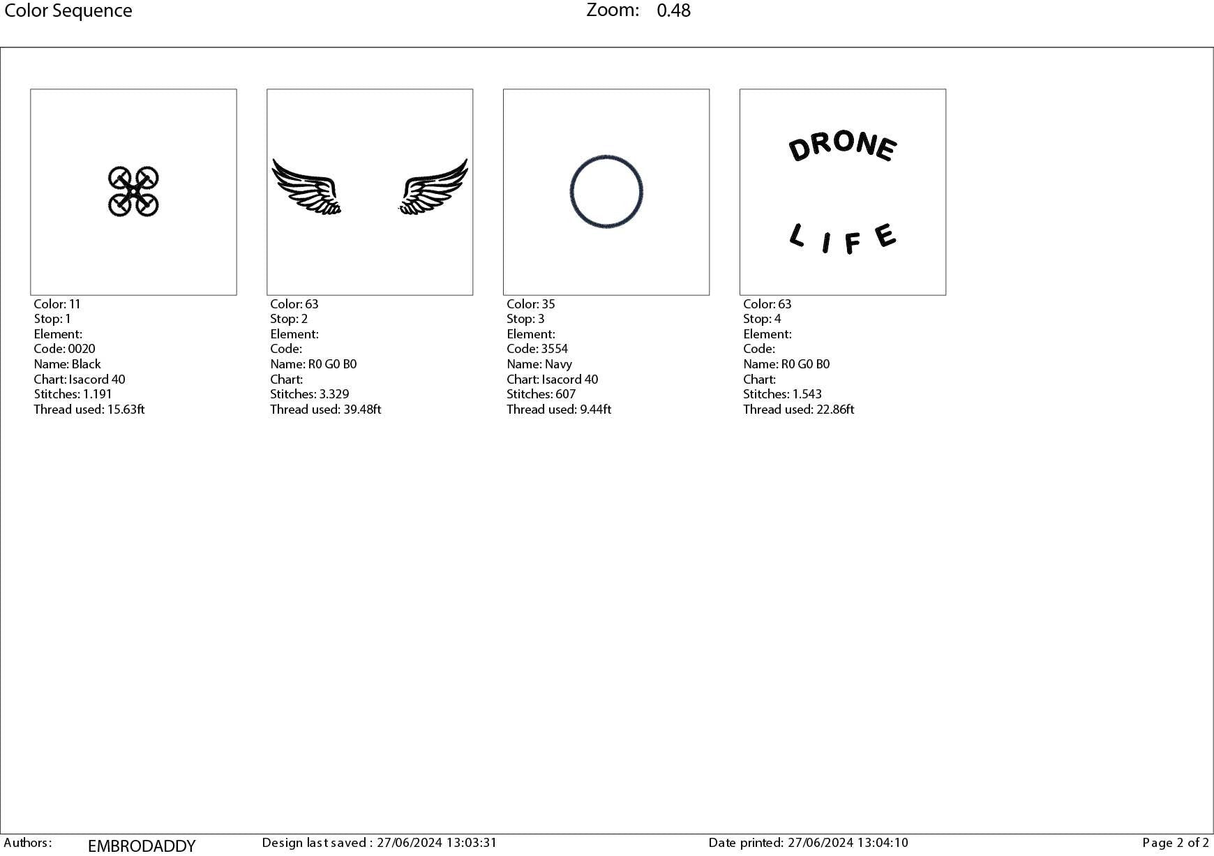 Machine Embroidery files, drone, PES, DST, hus & more