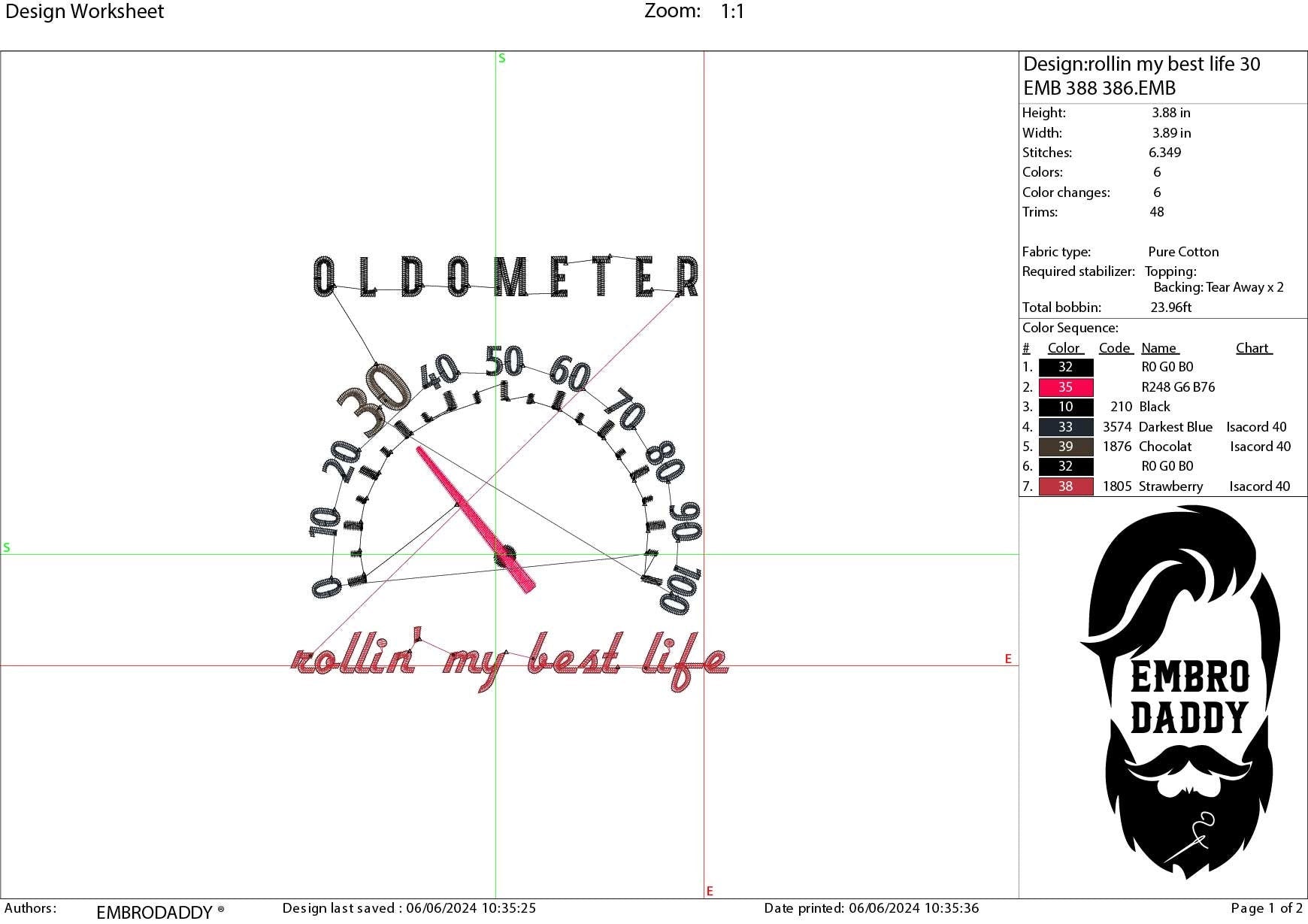 Machine Embroidery files, Oldometer 30 th birthday , 30 years old funny, gift idea PES, xxx, hus & more