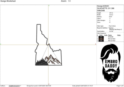 Machine Embroidery files, Idaho, DST, PES, xxx hus & more,
