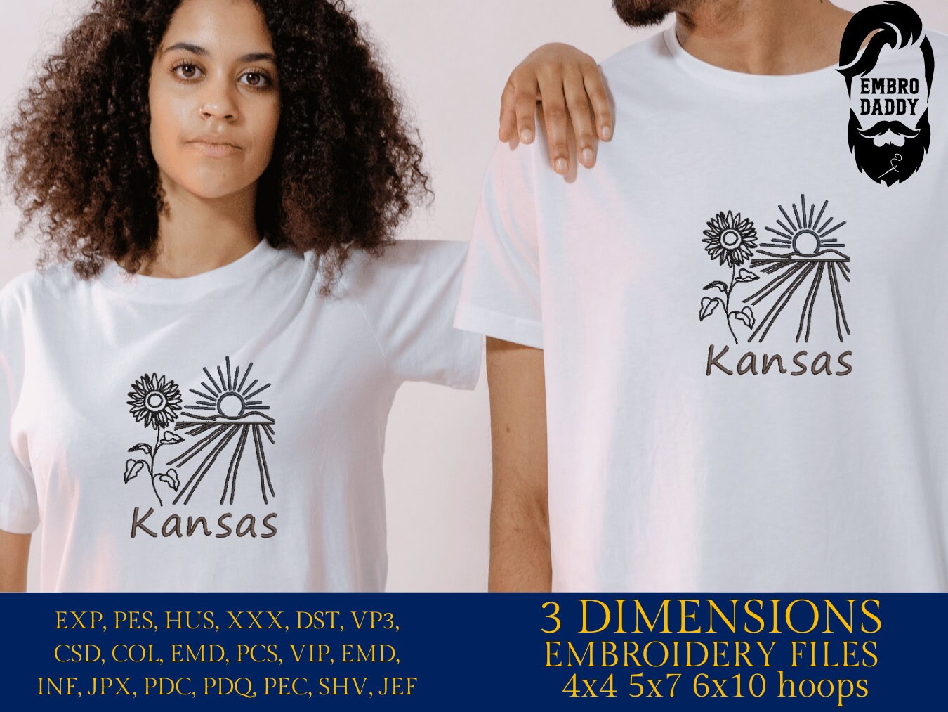 Machine Embroidery files, Kansas, DST, PES, xxx hus & more,