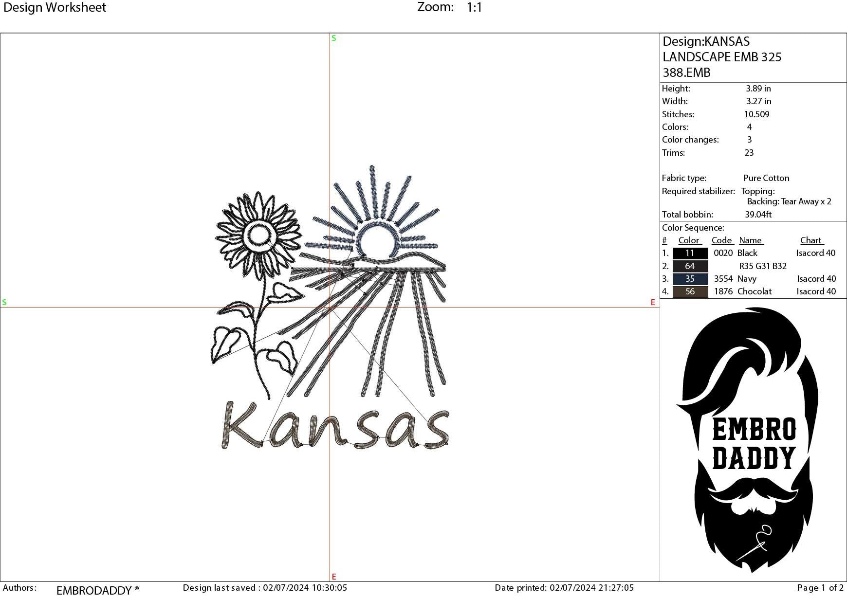 Machine Embroidery files, Kansas, DST, PES, xxx hus & more,