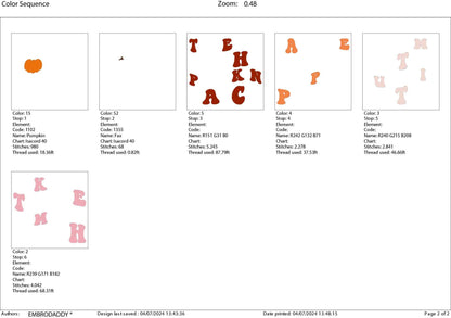 Machine Embroidery files, take me to the pumpkin patch, PES, DST, xxx, hus & more