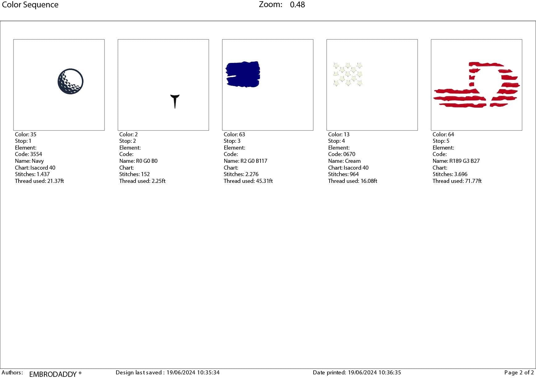 Machine Embroidery files, Golf Usa flag, PES, DST, hus & more