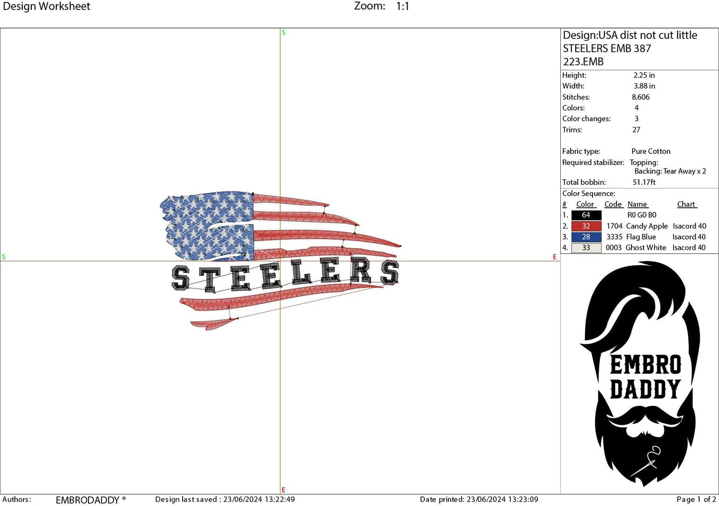 Machine Embroidery files, American Flag, steelers, PES, dst, xxx hus & more