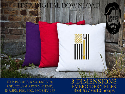 Machine Embroidery files, American Flag, Beer, PES, dst, xxx hus & more