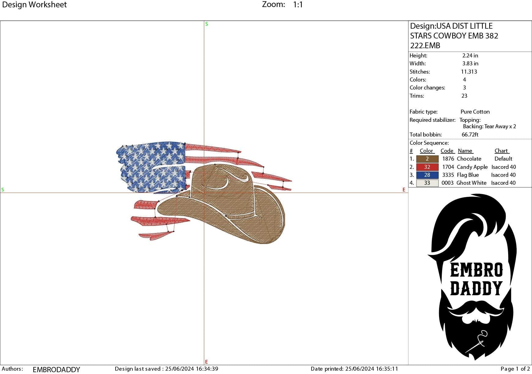 Machine Embroidery files, American Flag cowboy hat, PES, dst, xxx hus & more