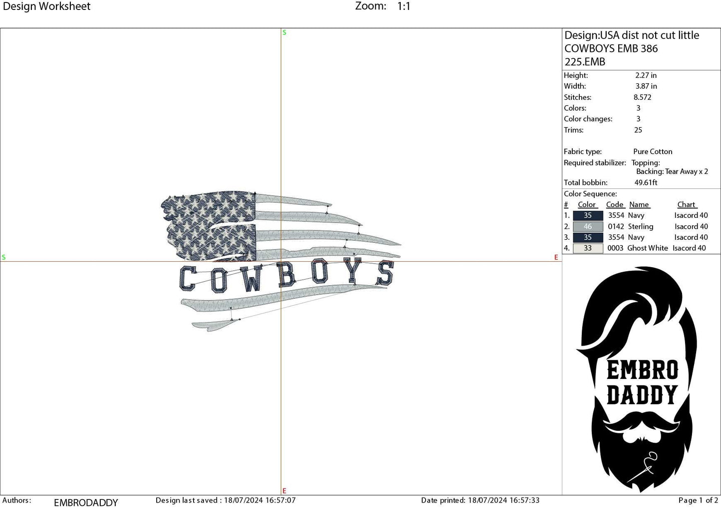 Machine Embroidery files, American Flag, cowboys, PES, dst, xxx hus & more