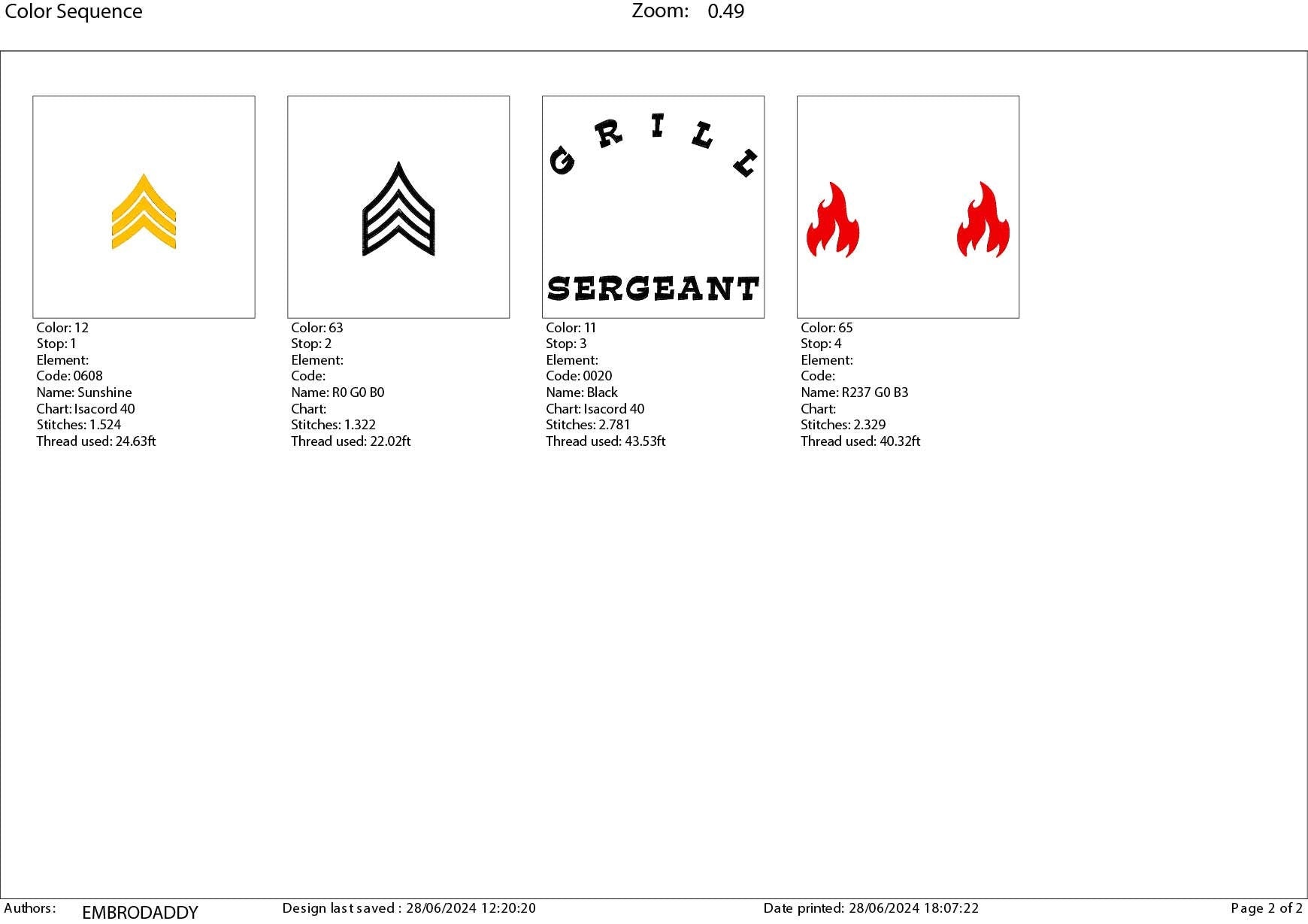 Machine Embroidery files, grill sergeant, embroidery files, gift idea PES, hus & more