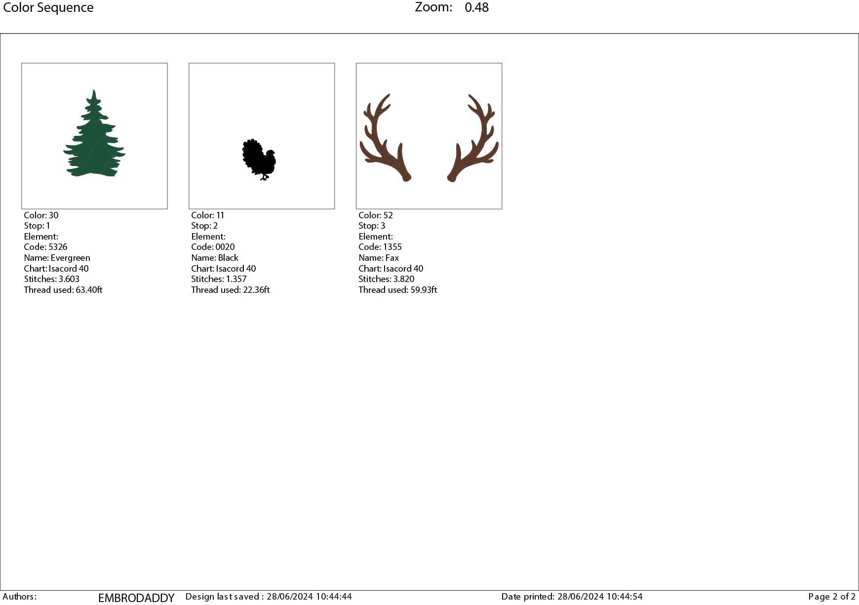 Machine Embroidery files, Big Buck Deer Antlers with Turkey and Forest Scene, PES, DST, xxx, hus and more