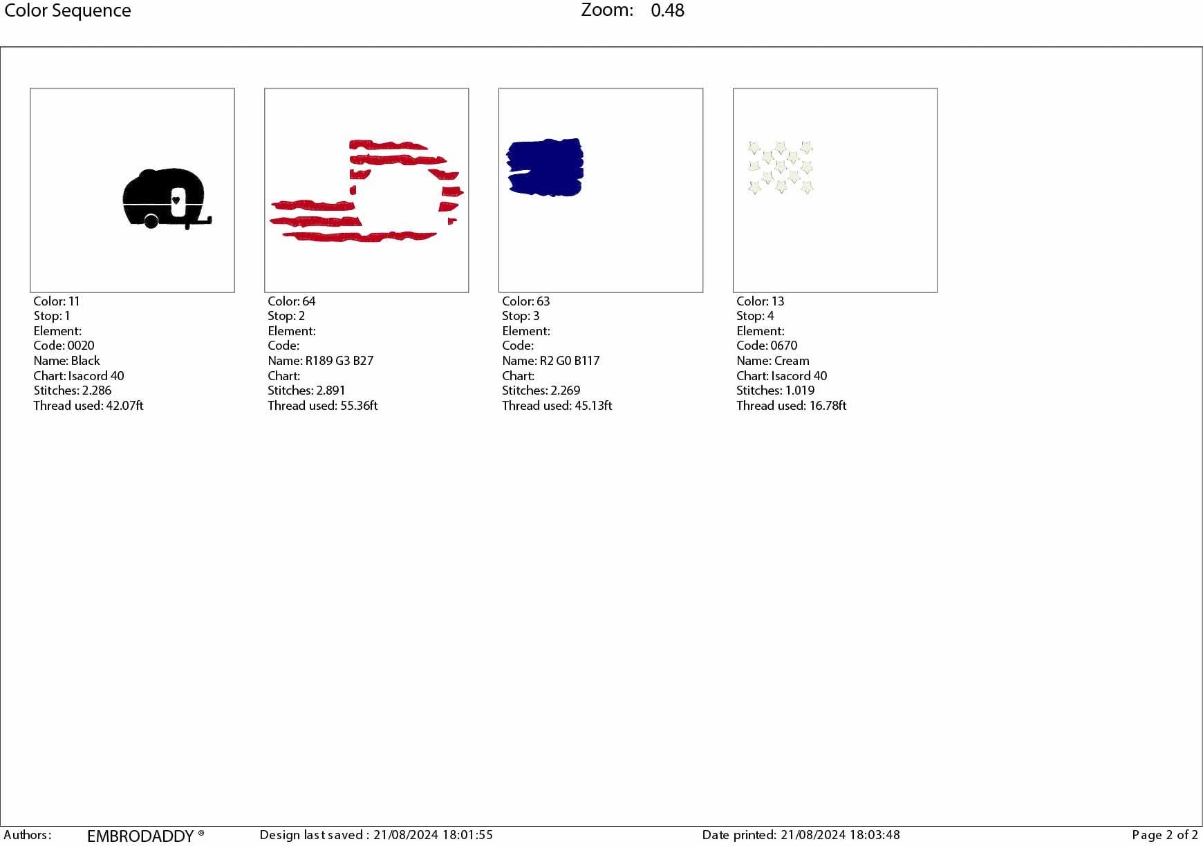 Machine Embroidery files, USA flag, trailer, caravan, PES, DST, xxx, hus & more