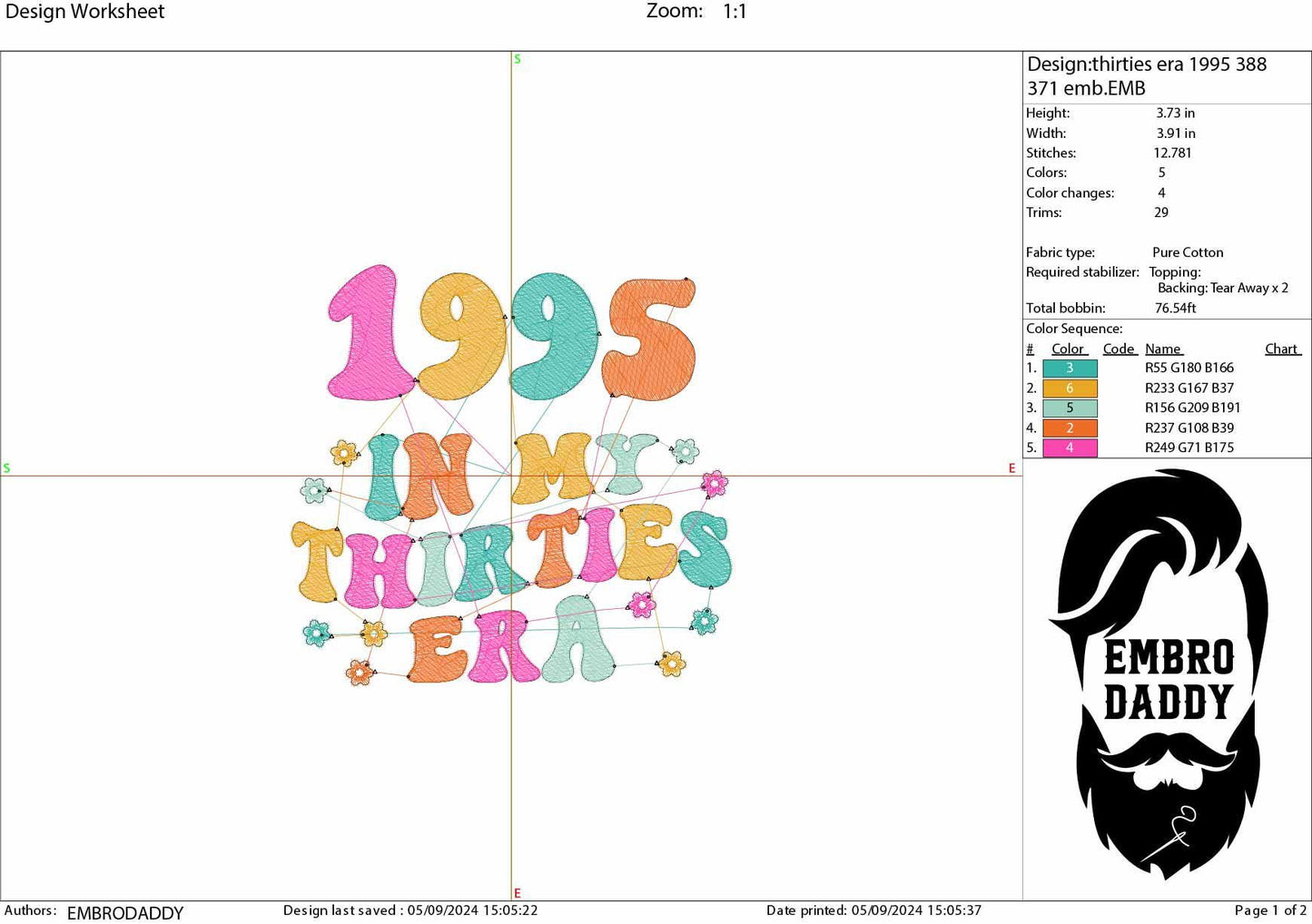 Machine Embroidery files, 1995 in my thirties era, embroidery files, PES, xxx, hus & more, embroidery files