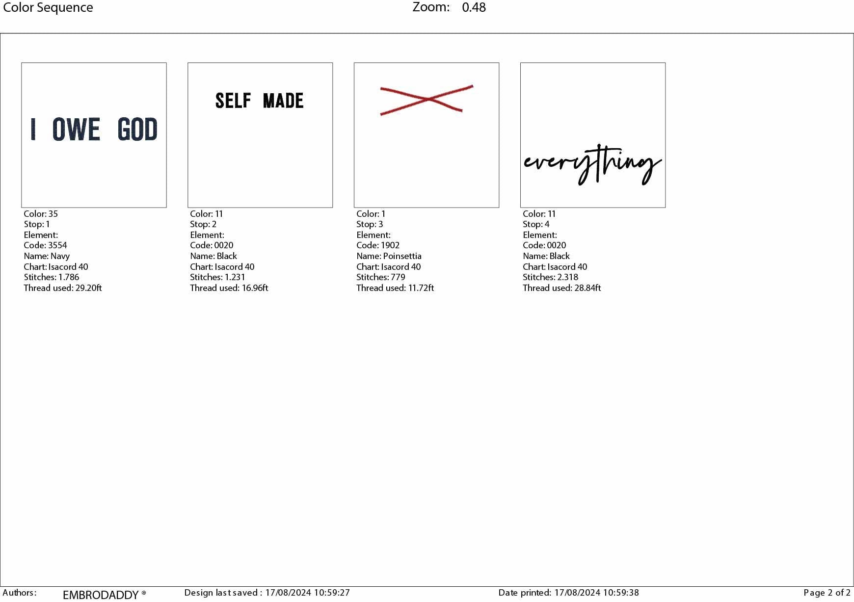 Machine Embroidery files, I owe God everything, PES, xxx, hus & more