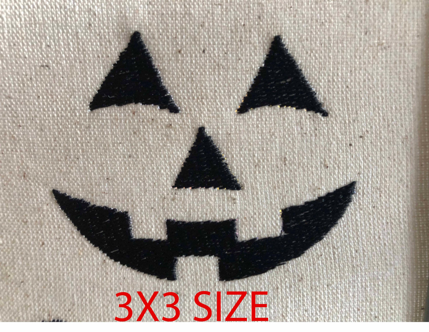 Machine Embroidery files, Jack O Lantern Face, Pumpkin Face Pattern, Halloween, Trick or Treat, Scary Pumpkin, PES, DST, xxx, hus and more