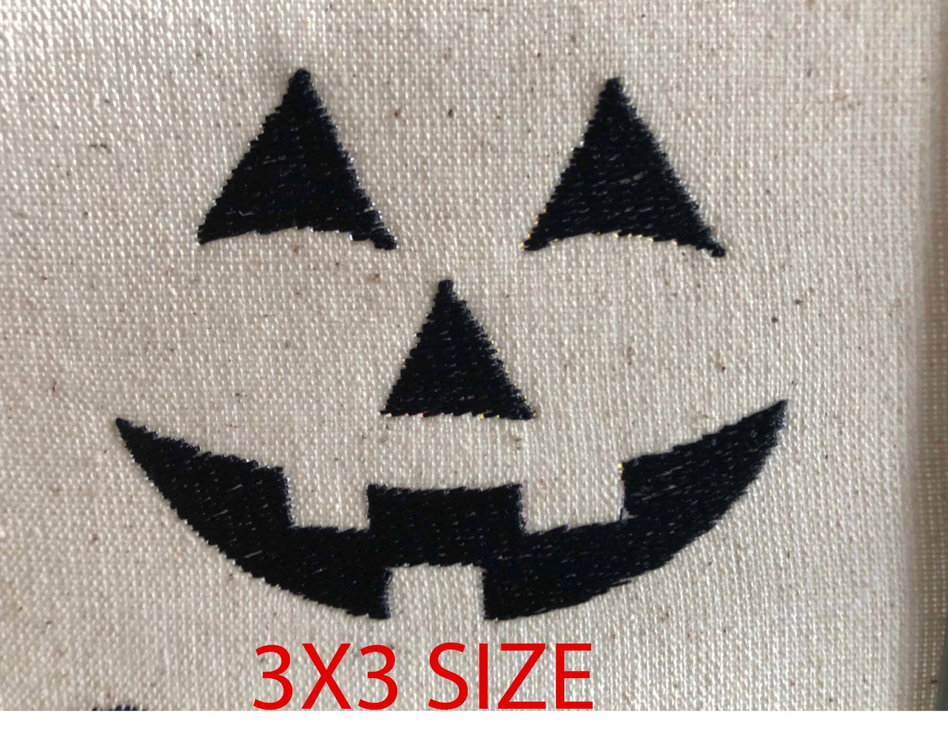 Machine Embroidery files, Jack O Lantern Face, Pumpkin Face Pattern, Halloween, Trick or Treat, Scary Pumpkin, PES, DST, xxx, hus and more