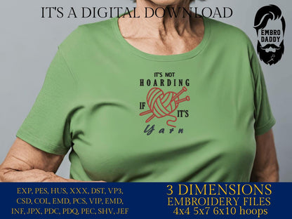Machine Embroidery files, it's not hoarding if it's Yarn, PES, DST, xxx, hus & more