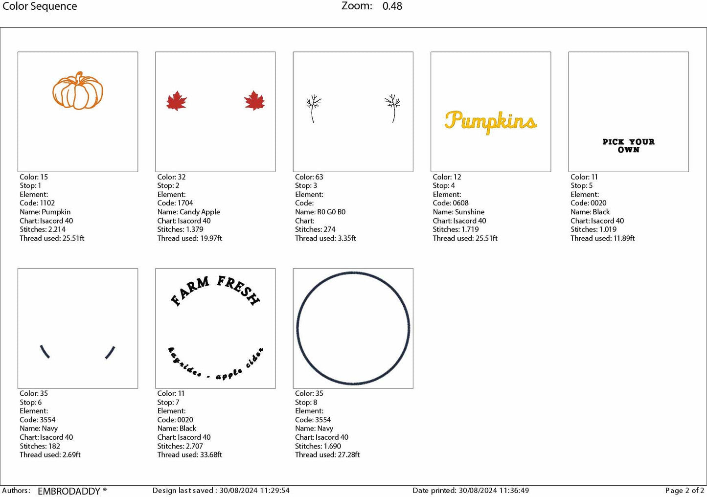 Machine Embroidery files, farm fresh pumpkins, fall, autumn, DST, xxx, hus & more