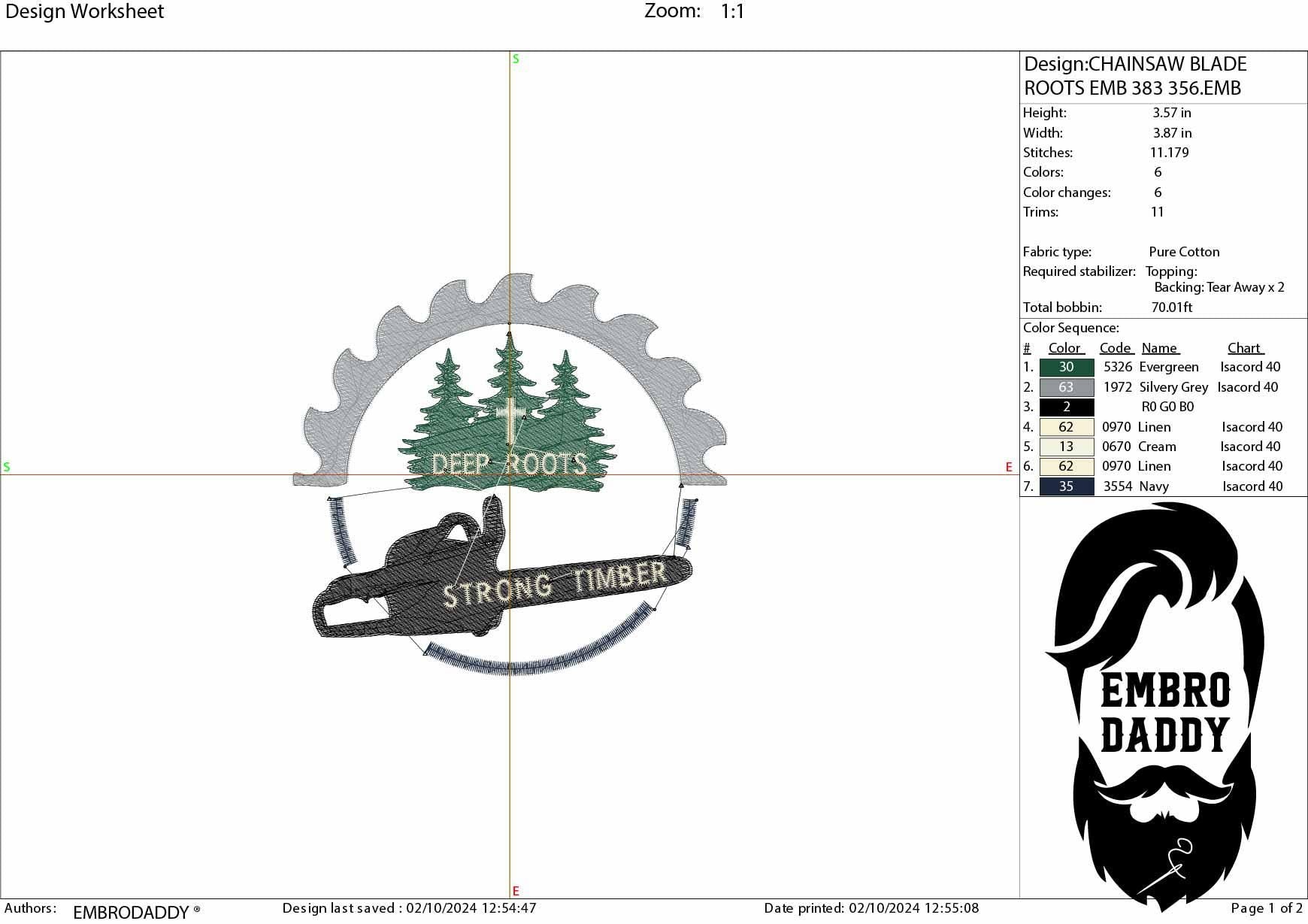 Machine Embroidery files, Wood Saw Blade, Logger, Wood Blade, Jesus Cross, Lumberjack, DST, PES, xxx hus & more