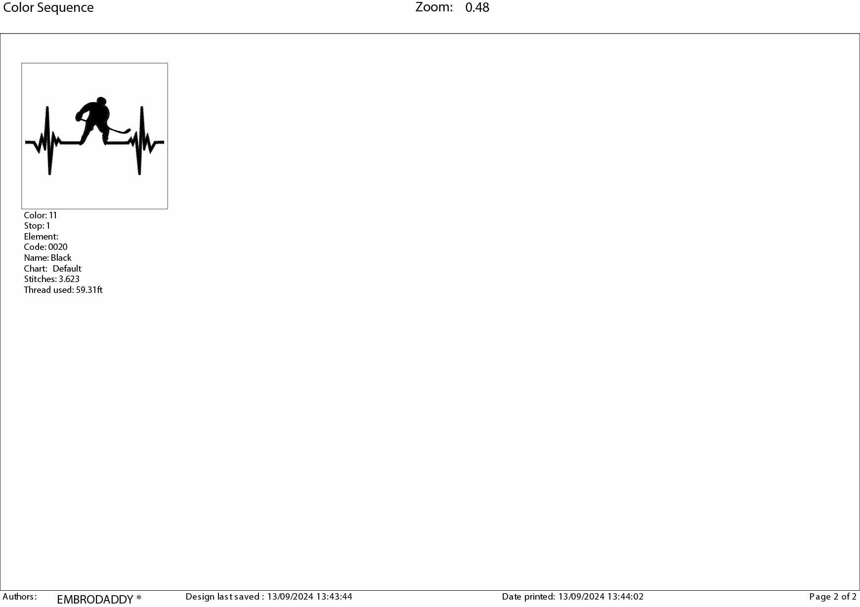 Machine Embroidery files, Hockey, heartbeat, Heart beat, EKG, hockey player, dst, PES, xxx, hus & more