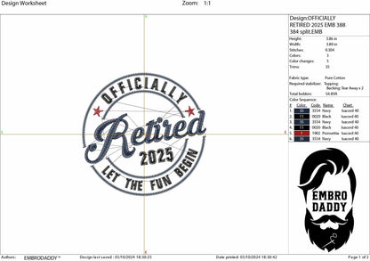 Machine Embroidery files, officially Retired 2025 , PES, DST, xxx, hus & more