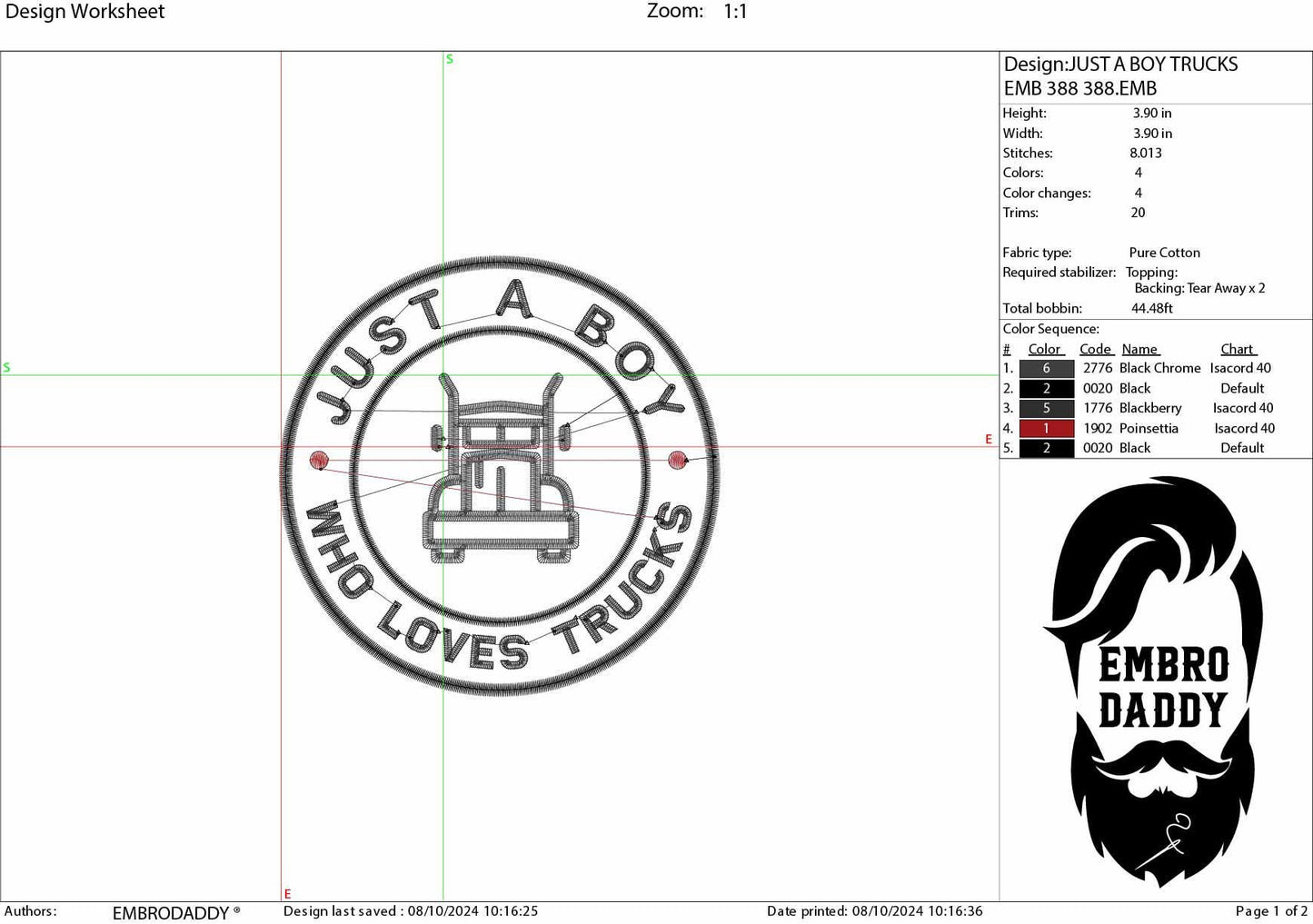 Machine Embroidery files, Just A Boy Who Loves Trucks, Trucks ,farm, PES, xxx, hus & more