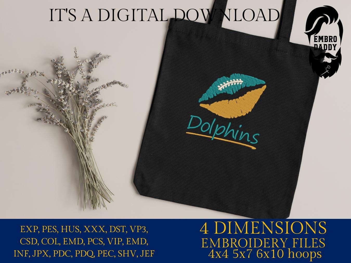 Machine Embroidery, dolphins, football, PES, xxx, dst, hus & more