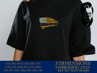 Machine Embroidery files, American Flag, football team, PES, dst, xxx hus & more
